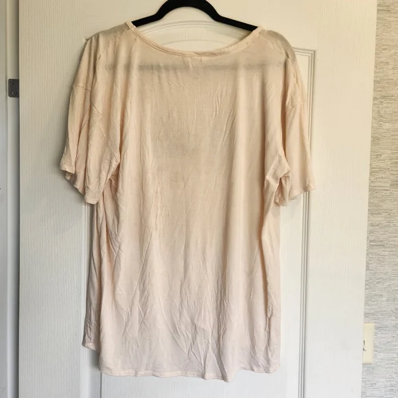 Lucky Brand Cream Graphic T-Shirt Size XL Euc - Picture 3 of 3